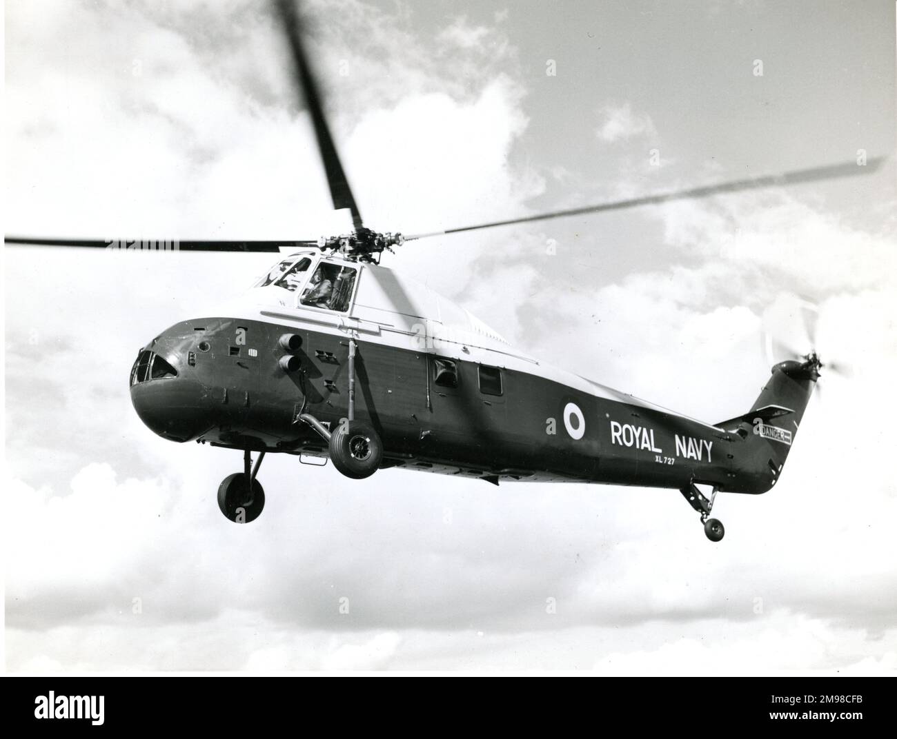 Die erste Vorproduktionsentwicklung Westland Wessex 1, XL727. Stockfoto