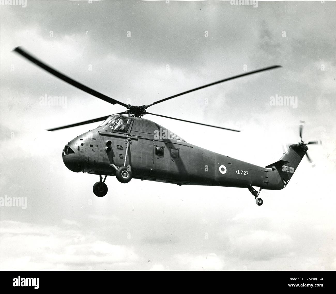 Die erste Vorproduktionsentwicklung Westland Wessex 1, XL727. Stockfoto