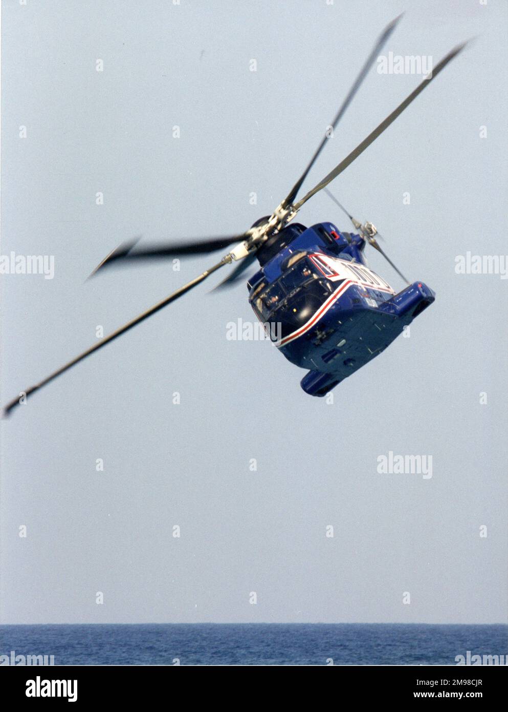 Eh Industries (später AgustaWestland) EH101 PP8 Heliliner, G-OIOI, die Vorserienversion der Zivilpassagiervariante. Stockfoto