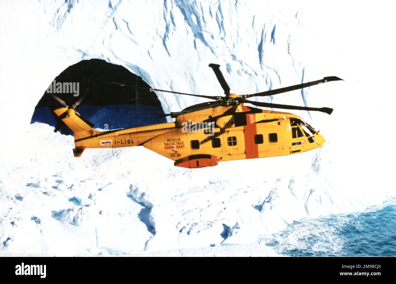 Eh Industries (später AgustaWestland) EH101 PP9, I-LIOI, die Vorserienversion der zivilen Frachtvariante. Stockfoto