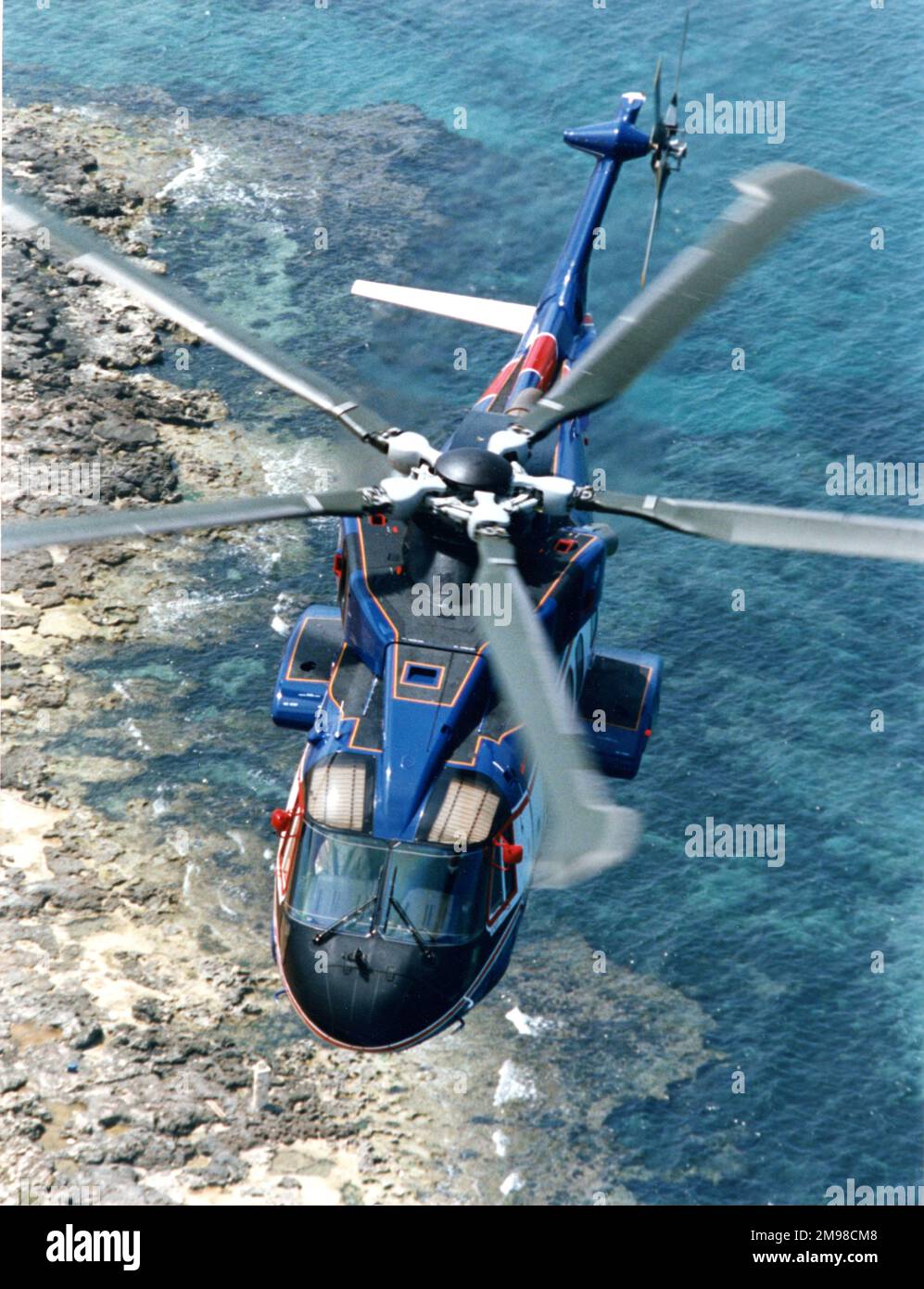 Eh Industries (später AgustaWestland) EH101 PP8 Heliliner, G-OIOI, die Vorserienversion der Zivilpassagiervariante. Stockfoto