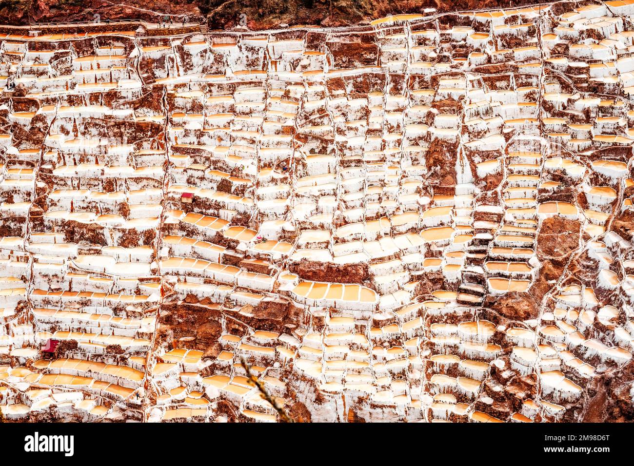 Salinas de Maras Stockfoto