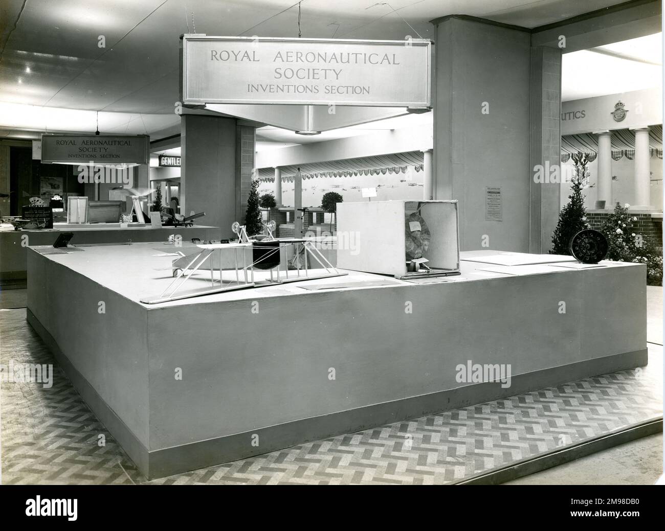 Ausstellung der Royal Aeronautical Society auf der Internationalen Aero-Ausstellung in Olympia, 16-27. Juli 1929. Stockfoto