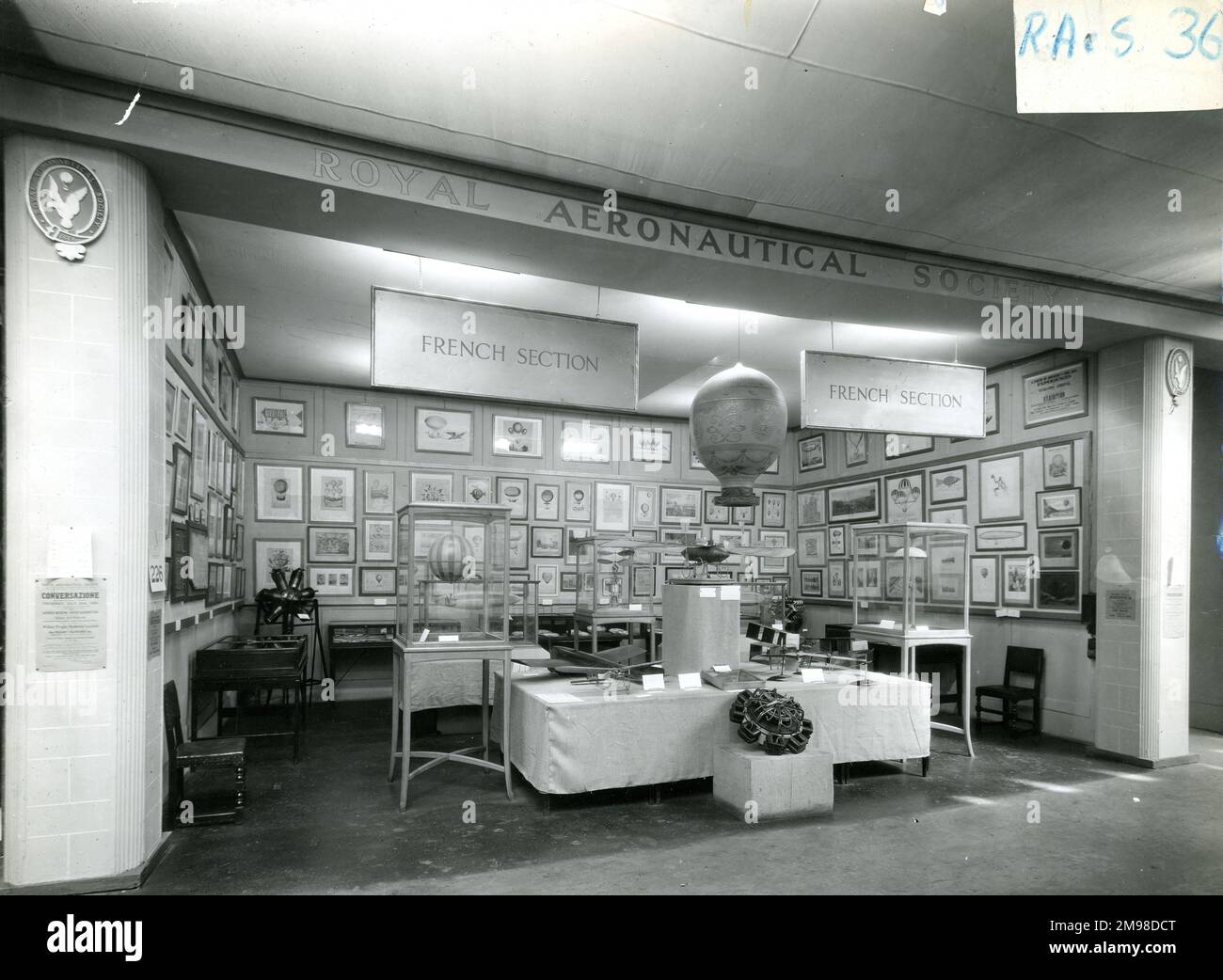 Ausstellung der Royal Aeronautical Society auf der Internationalen Aero-Ausstellung in Olympia, 16-27. Juli 1929. Stockfoto