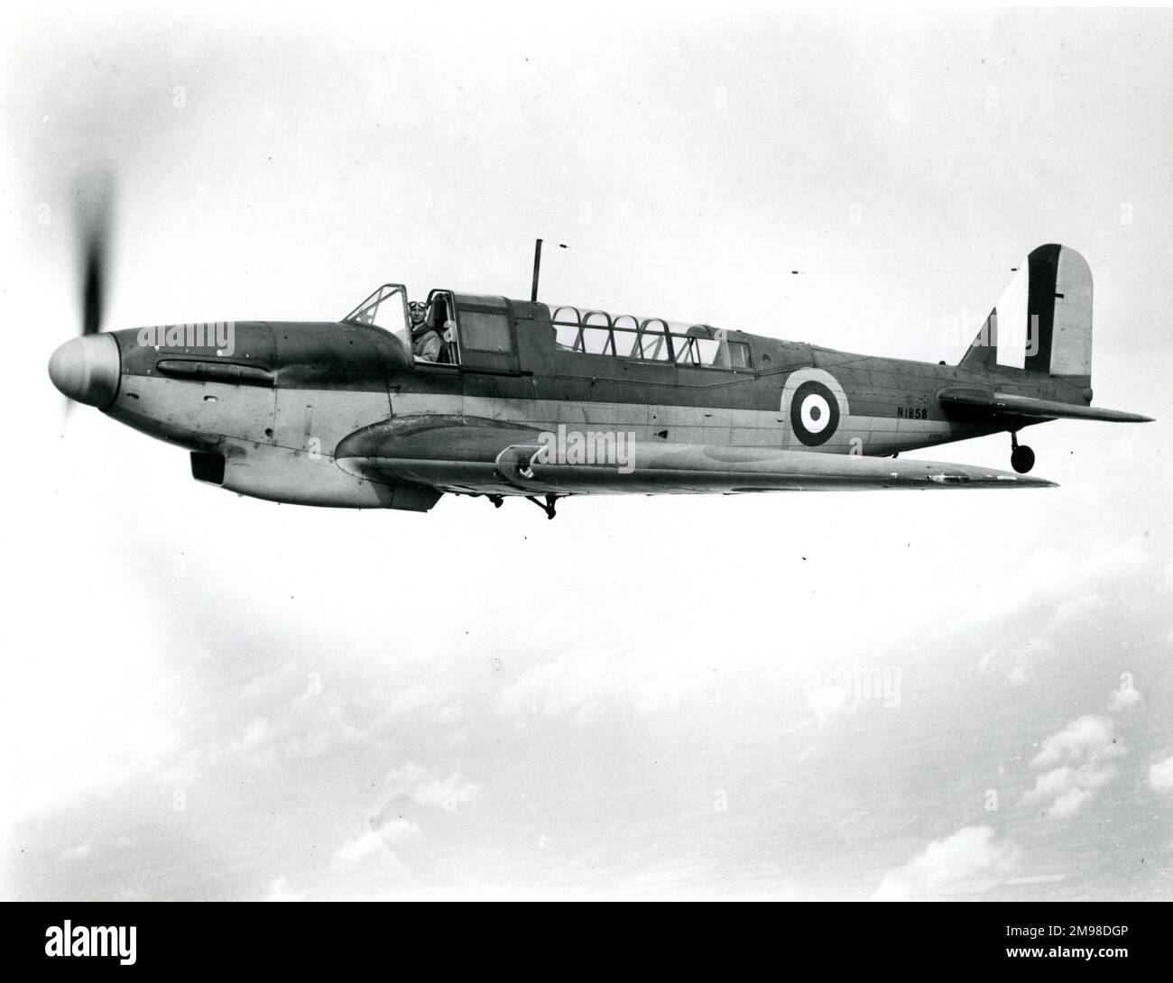 Die fünfte Produktion Fairey Fulmar, N1858. Stockfoto