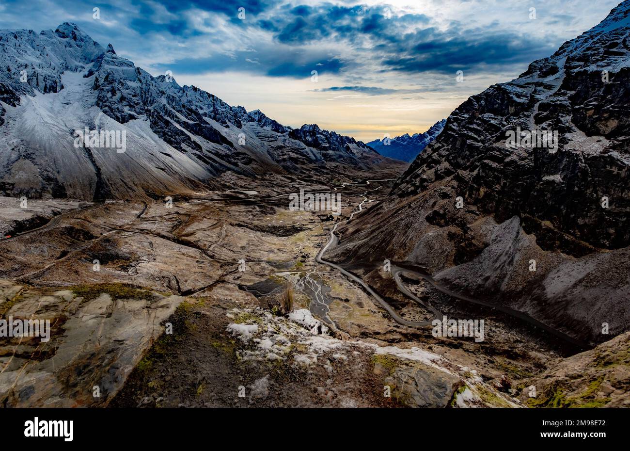 Atemberaubende Landschaft der Anden Stockfoto