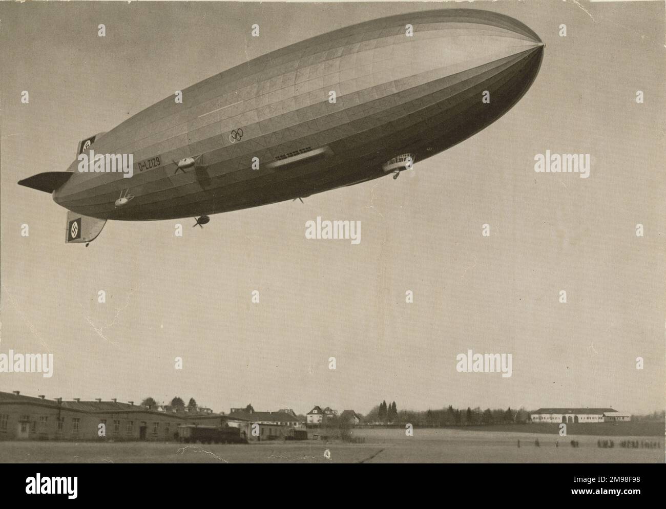 LZ 129 Hindenburg. Stockfoto