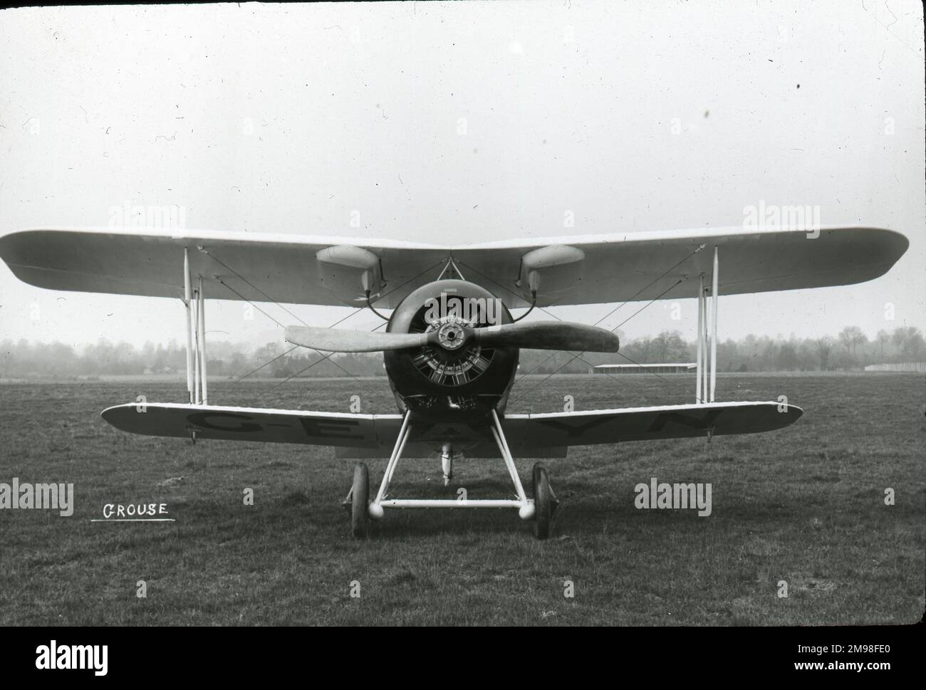 Gloster Grouse I, G-EAYN. Stockfoto