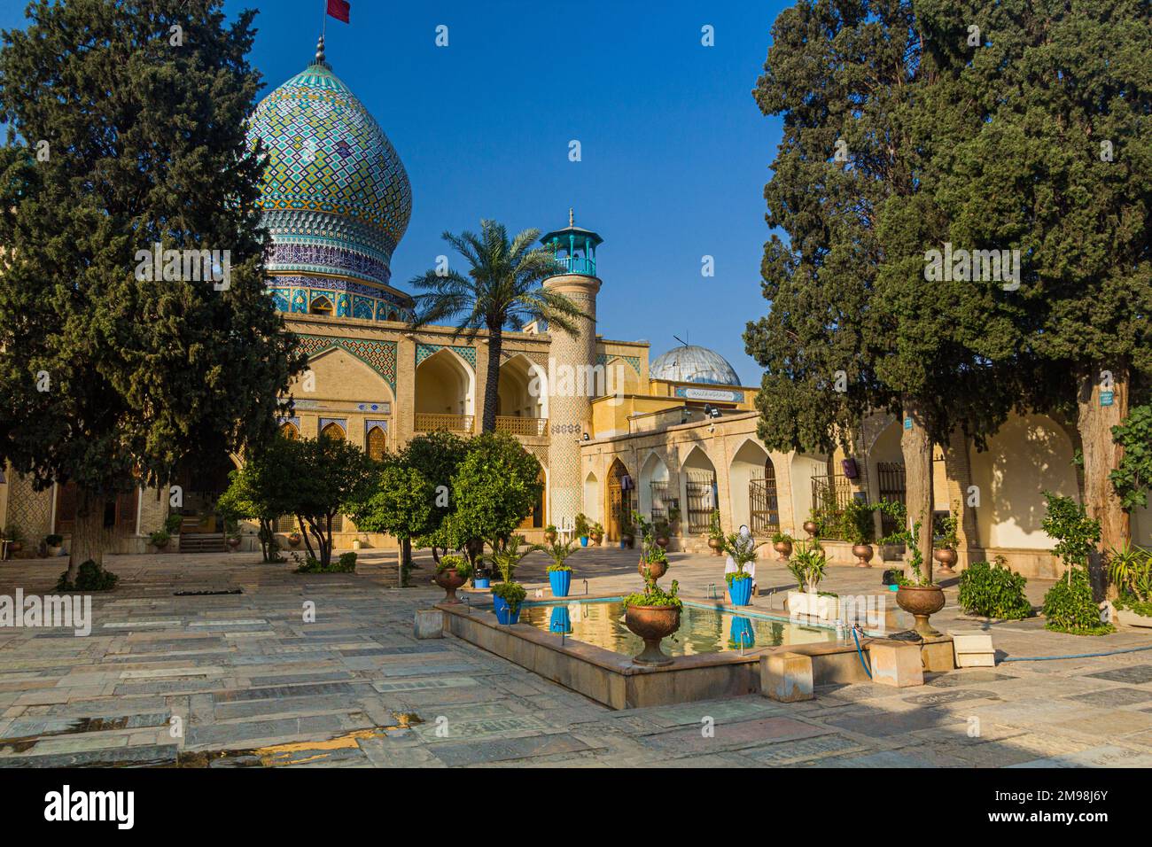 Imamzadeh-ye Ali EBN-e Hamze (Ali Ibn Hamza Mausoleum) in Shiraz, Iran Stockfoto