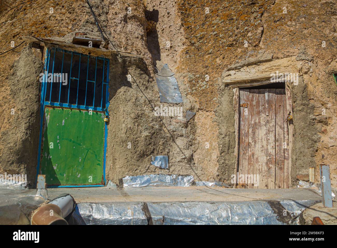 Höhlenklippenwohnungen im Dorf Kandovan, Iran Stockfoto