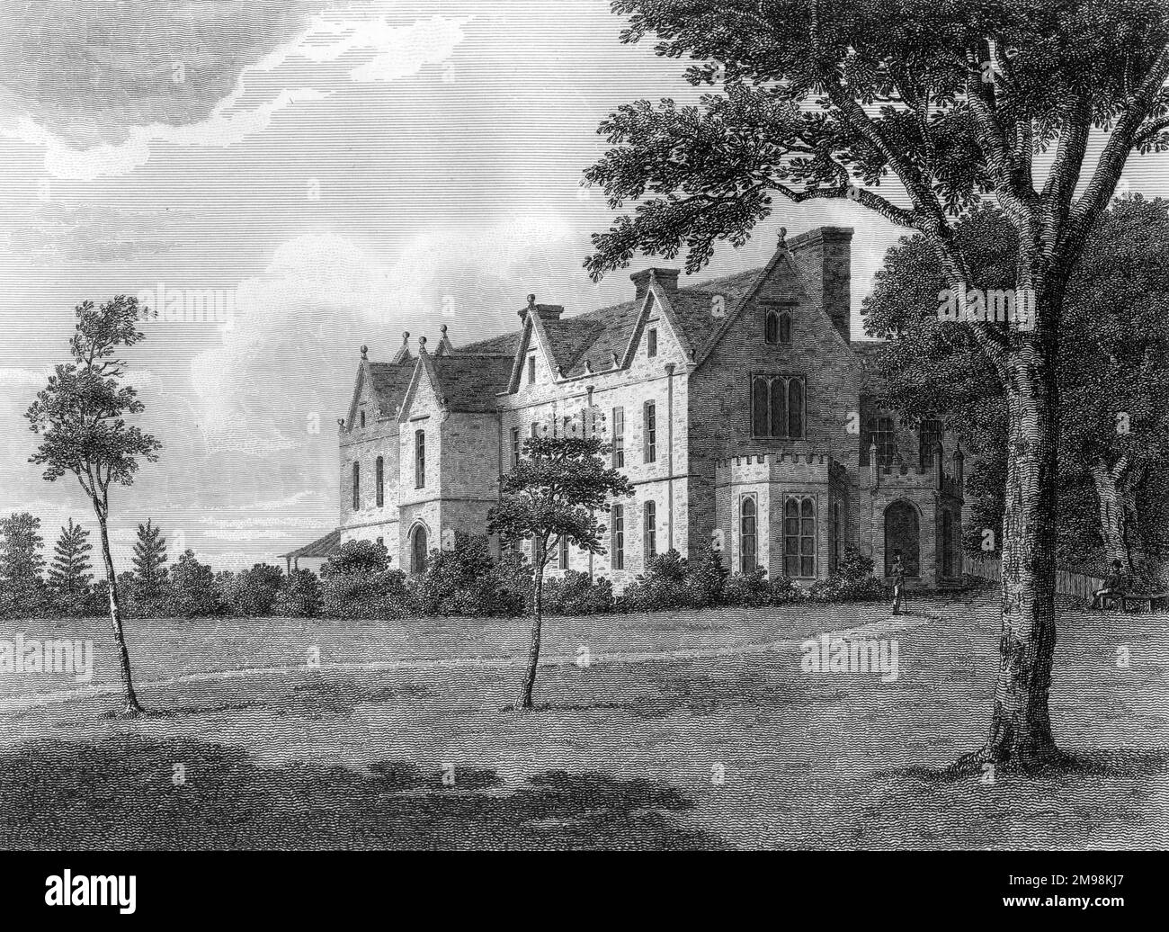 Stoneland, Buckhurst Park, in der Nähe von Withyham, Sussex. Das Anwesen Buckhurst stammt aus dem 11. Jahrhundert; das als Stoneland bekannte Gebäude stammt aus dem frühen 17. Jahrhundert. Stockfoto