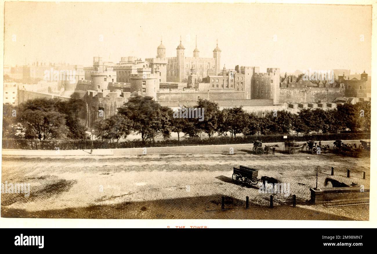 Der Tower of London. Stockfoto