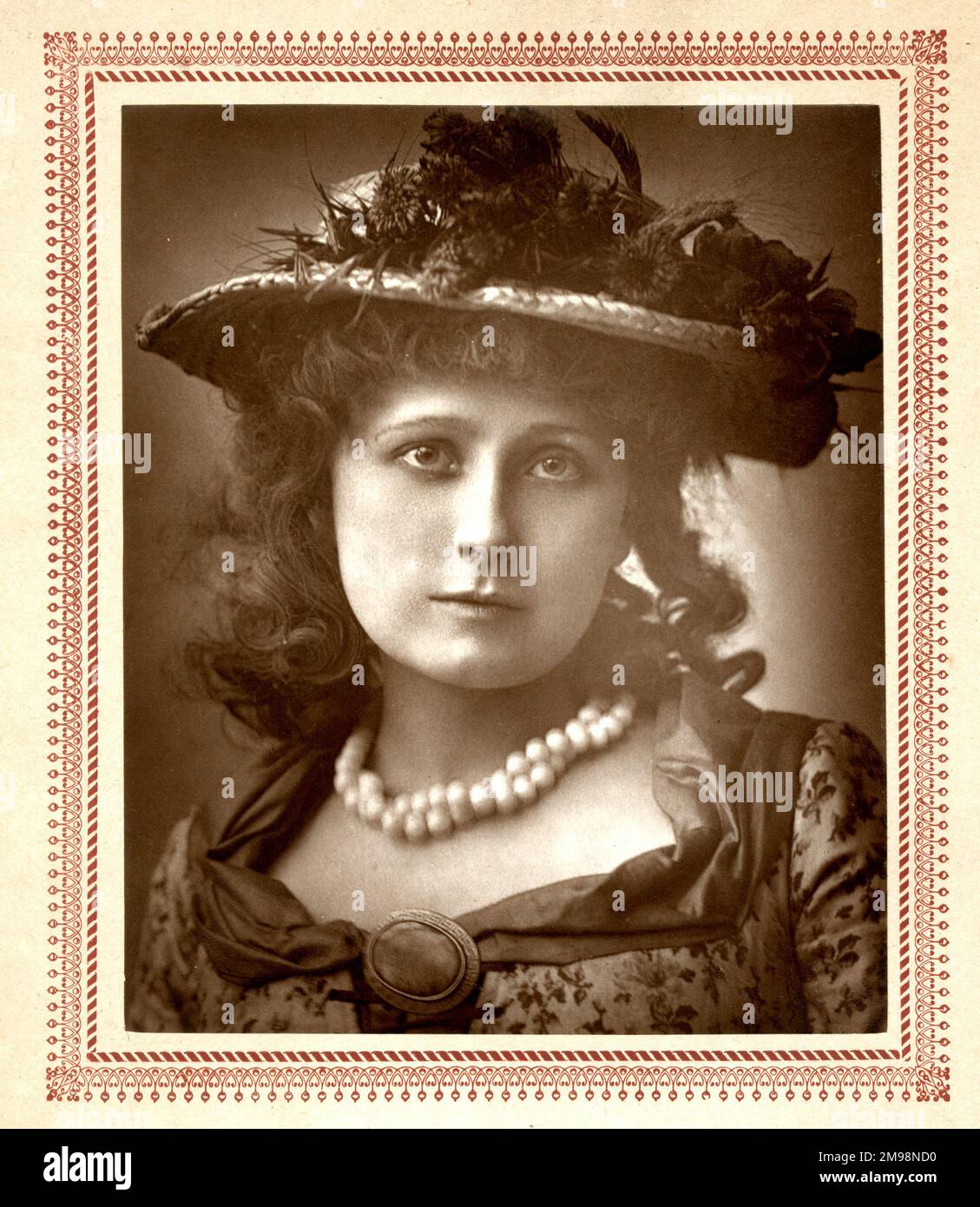 Miss Helen Forsyth, Schauspielerin, in Sophia - The Theatre Magazine, Juni 1886. Stockfoto