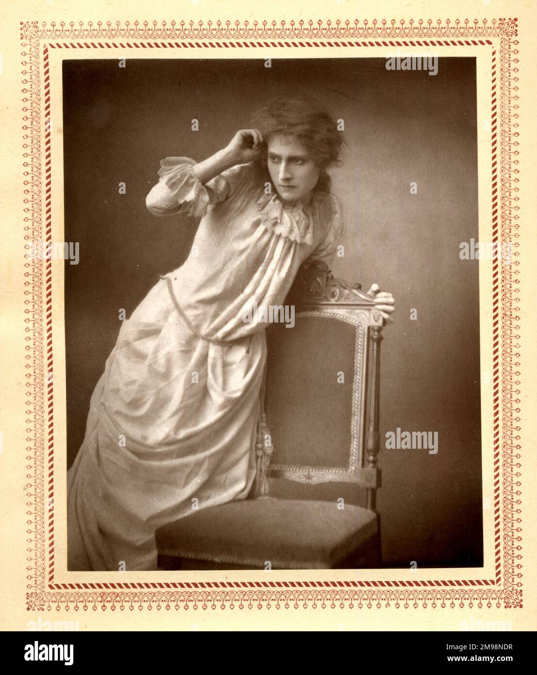 Miss Florence West, Schauspielerin, in "The Theatre Magazine", September 1885. Stockfoto