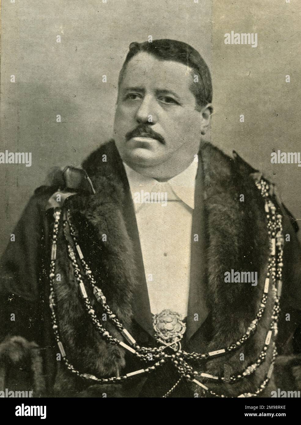 Stadtrat J. C. Buckwell, Bürgermeister von Brighton (1902-3). Stockfoto