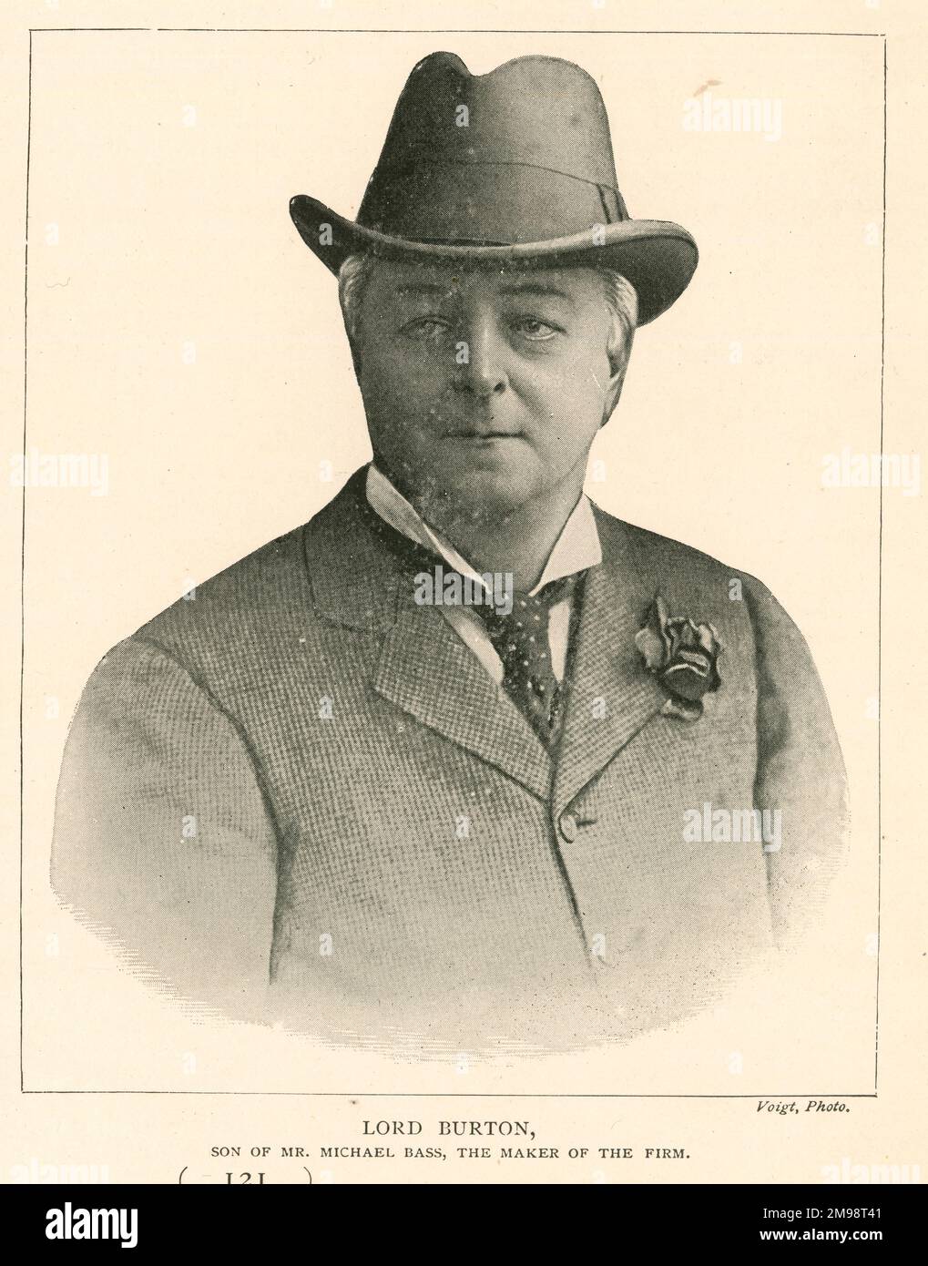 Michael Thomas Bass, Lord Burton, Brauer, Sohn von Michael Bass, Gründer der Firma. Stockfoto