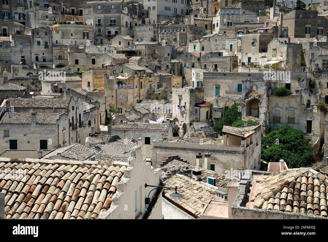 Blick auf die Stadt ,Miera,Provinz Miera,Basilicata,Italien Stockfoto