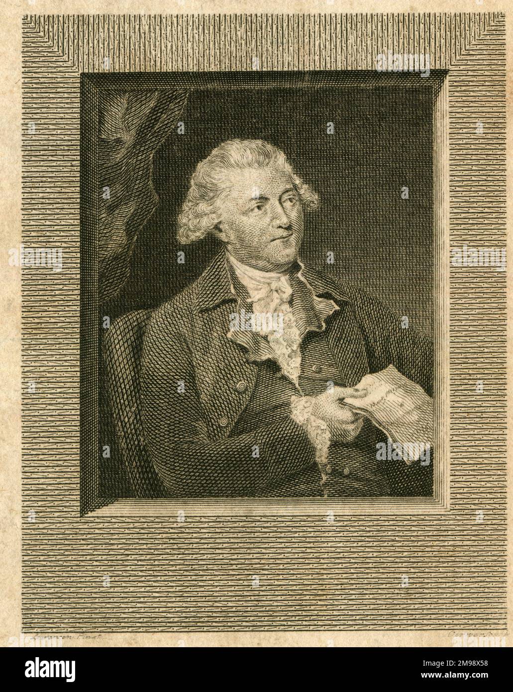 John O'Keefe (1747-1833), irischer Schauspieler und Dramatiker. Stockfoto