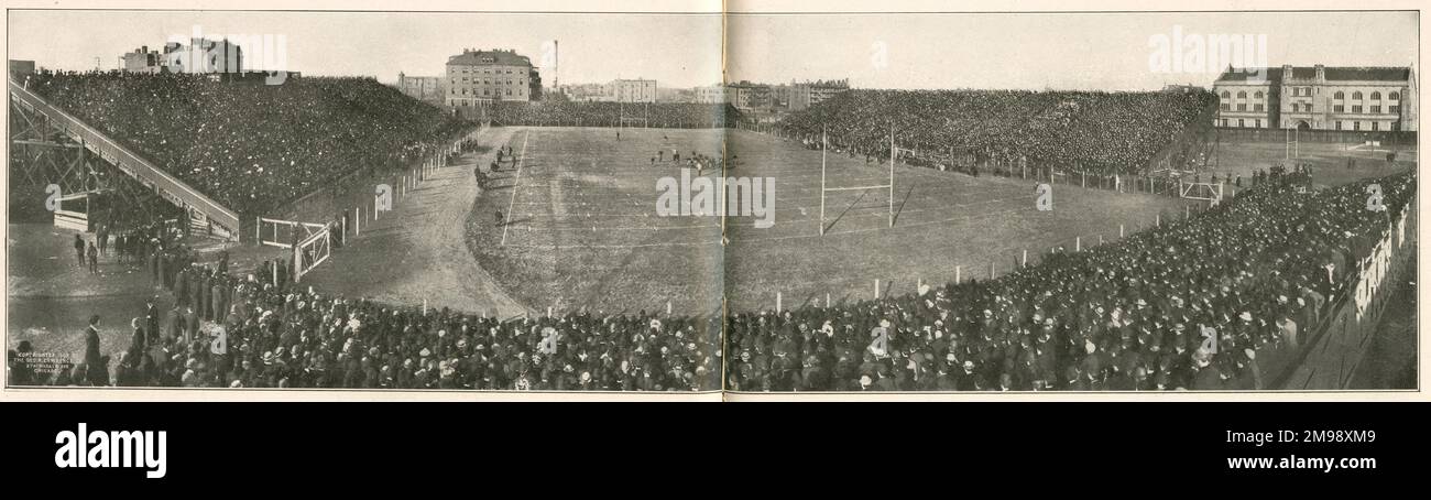 Football-Spiel, Chicago University gegen Carlisle Indians, Chicago, Illinois, USA. Stockfoto