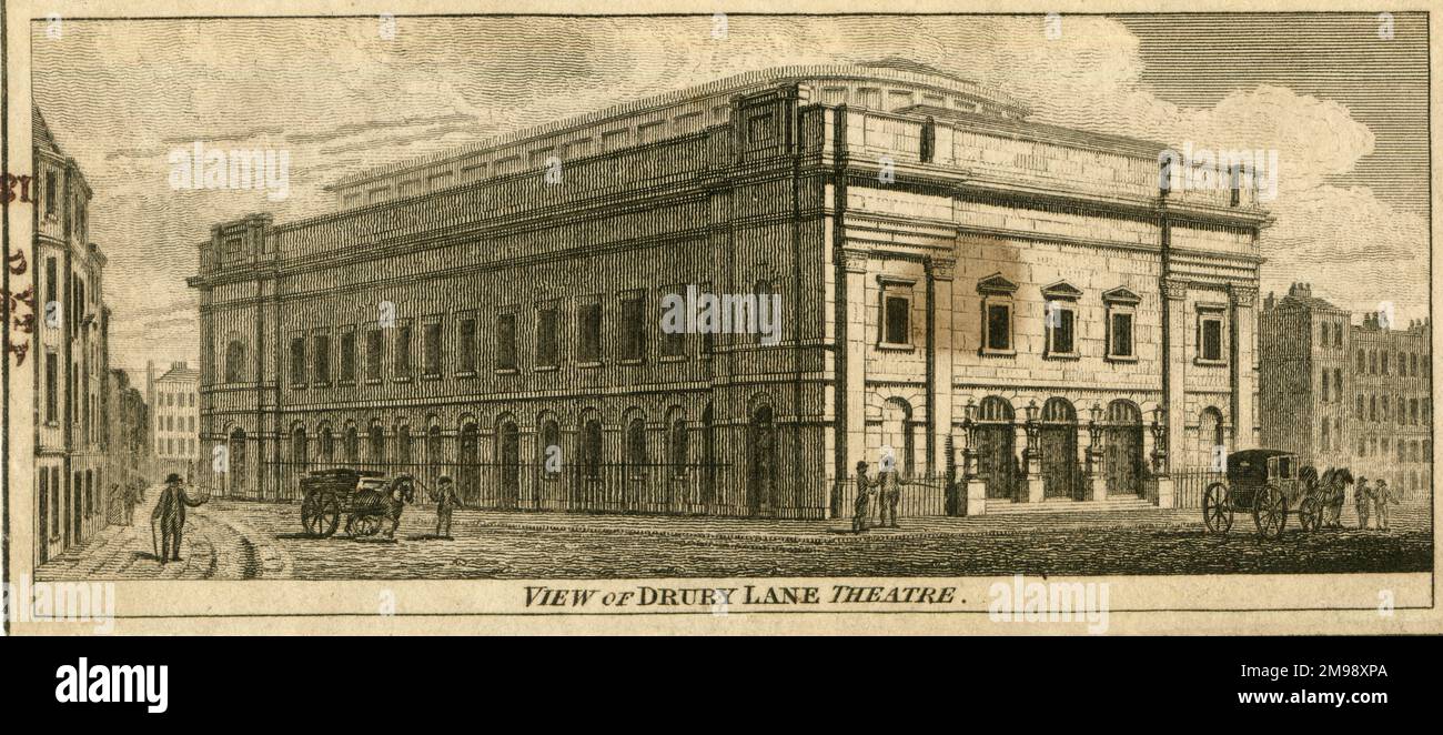 Drury Lane Theatre, London. Stockfoto