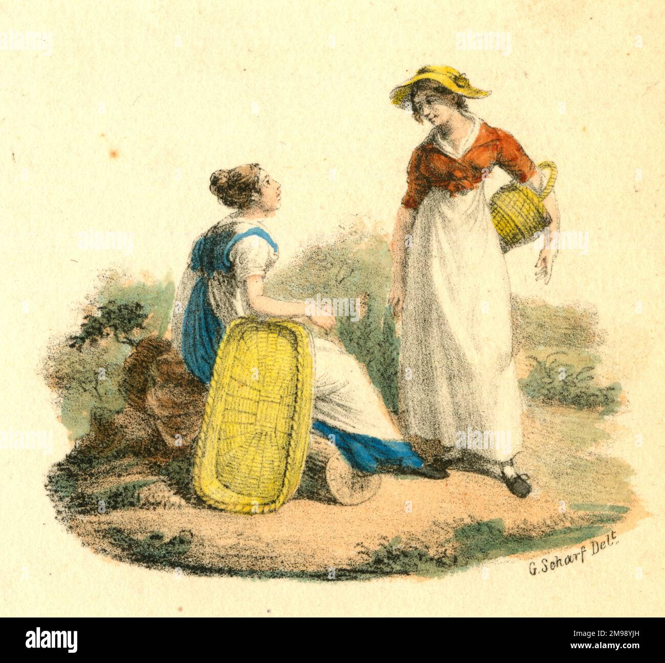 Kostüme Europas - Vaud, Schweiz. Stockfoto