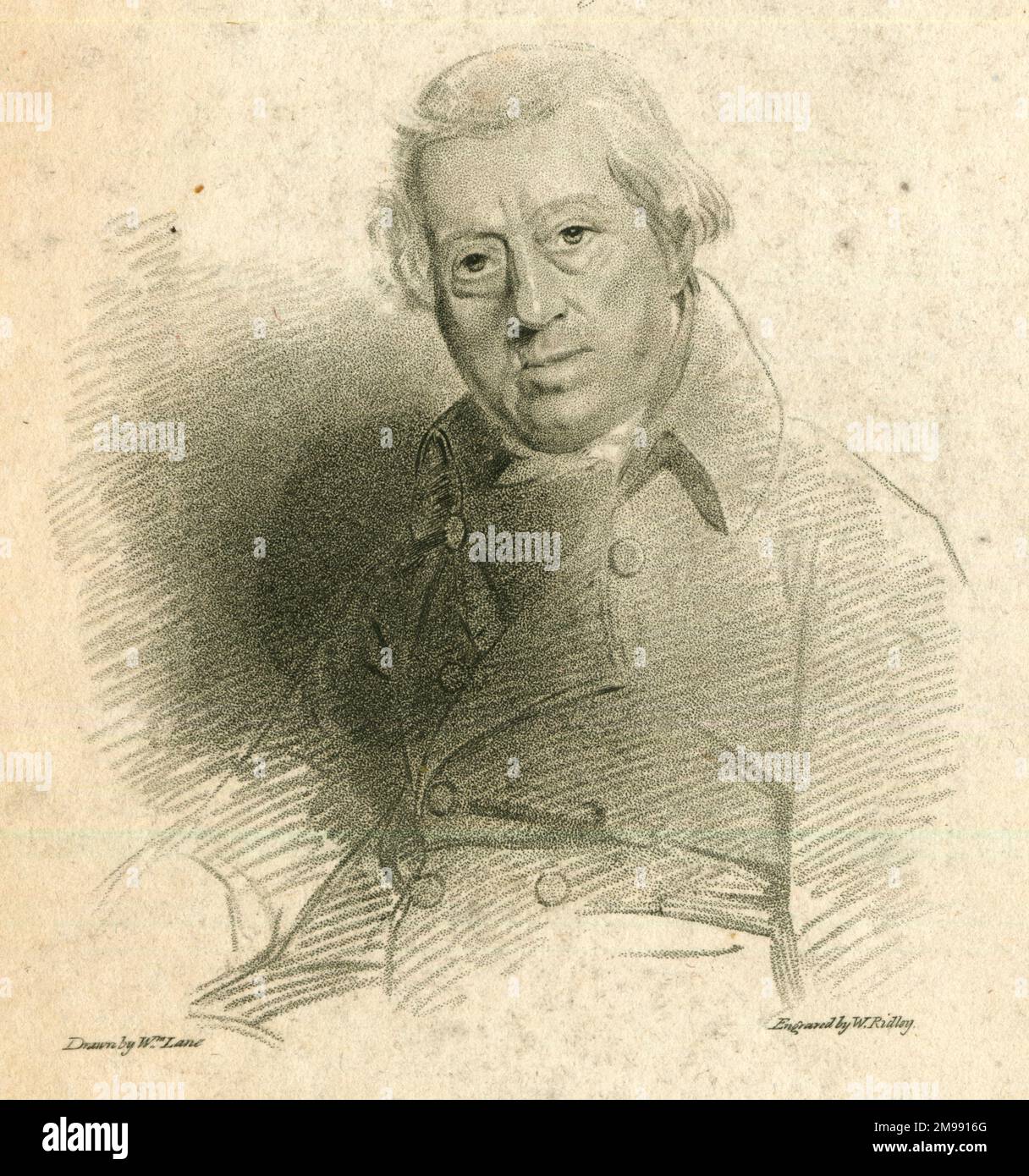 Richard Cumberland (1732-1811), englischer Dramatiker, Essayist, Pamphletier und Schriftsteller. Stockfoto