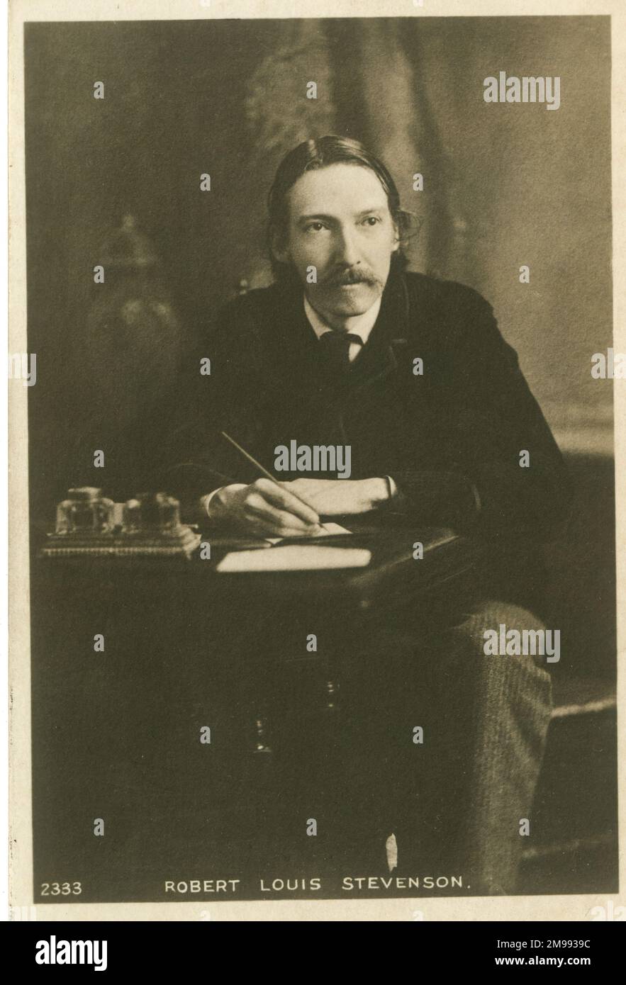 Robert Louis Stevenson (1850-1894), schottischer Autor. Stockfoto
