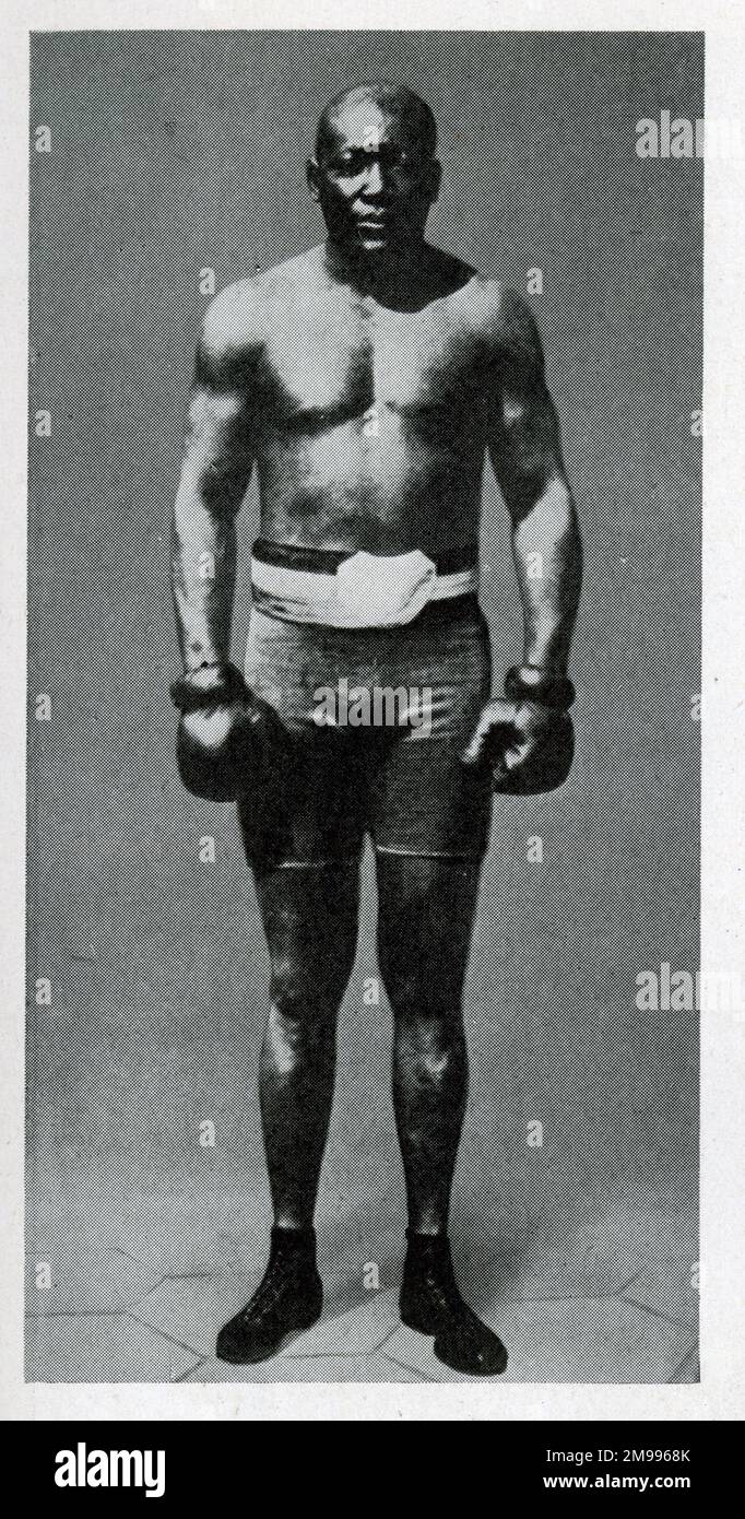 Jack Johnson, Boxer. Stockfoto