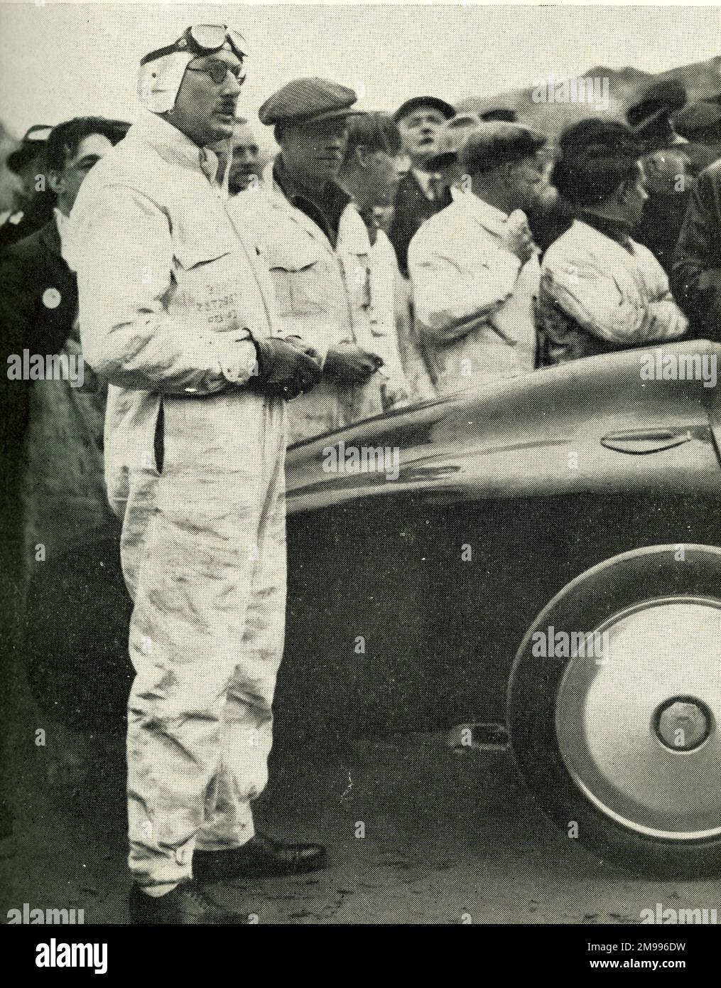 Captain G E T Eyston, Rennfahrer, hatte mehr Rekorde im Motorsport als jeder andere damals. Stockfoto