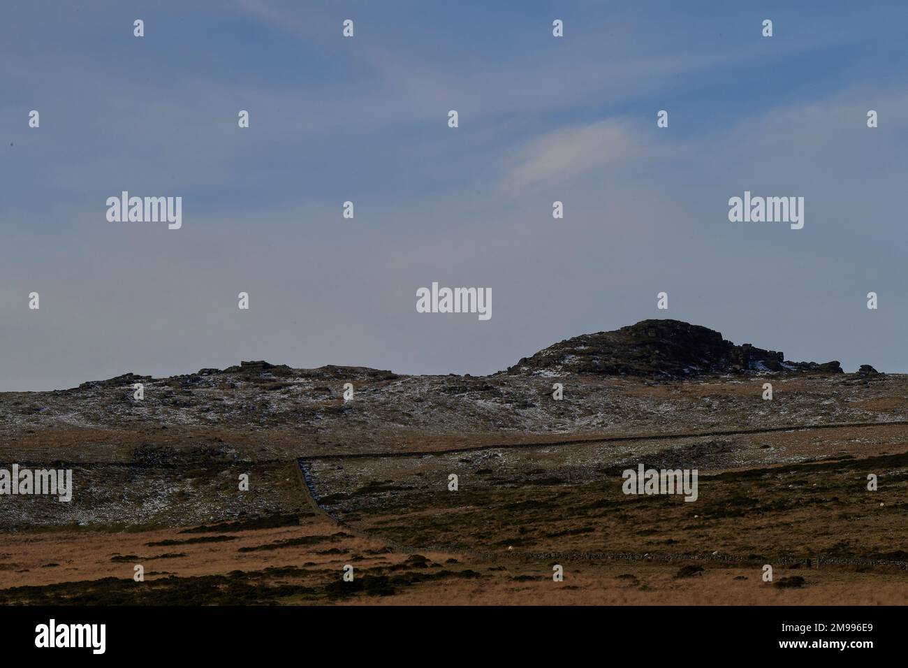 Weißes Tor, Dartmoor Nationalpark, Dartmoor, Devon. Stockfoto