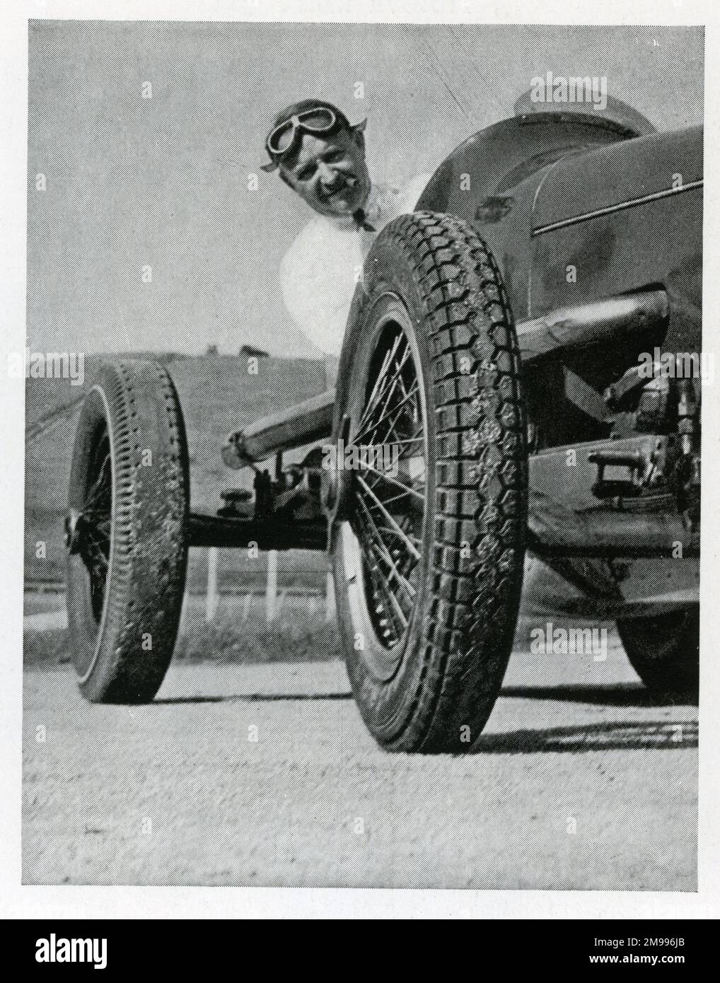 Barney Oldfield, Rennfahrer. Stockfoto