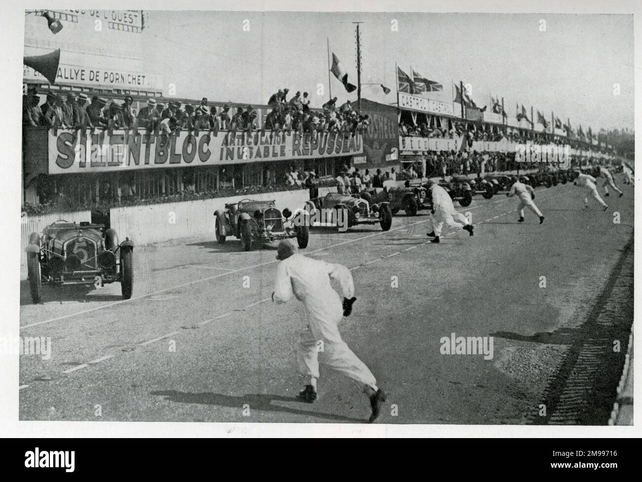 Beginn des Grand Prix d'Endurance Le Mans, Frankreich. Stockfoto