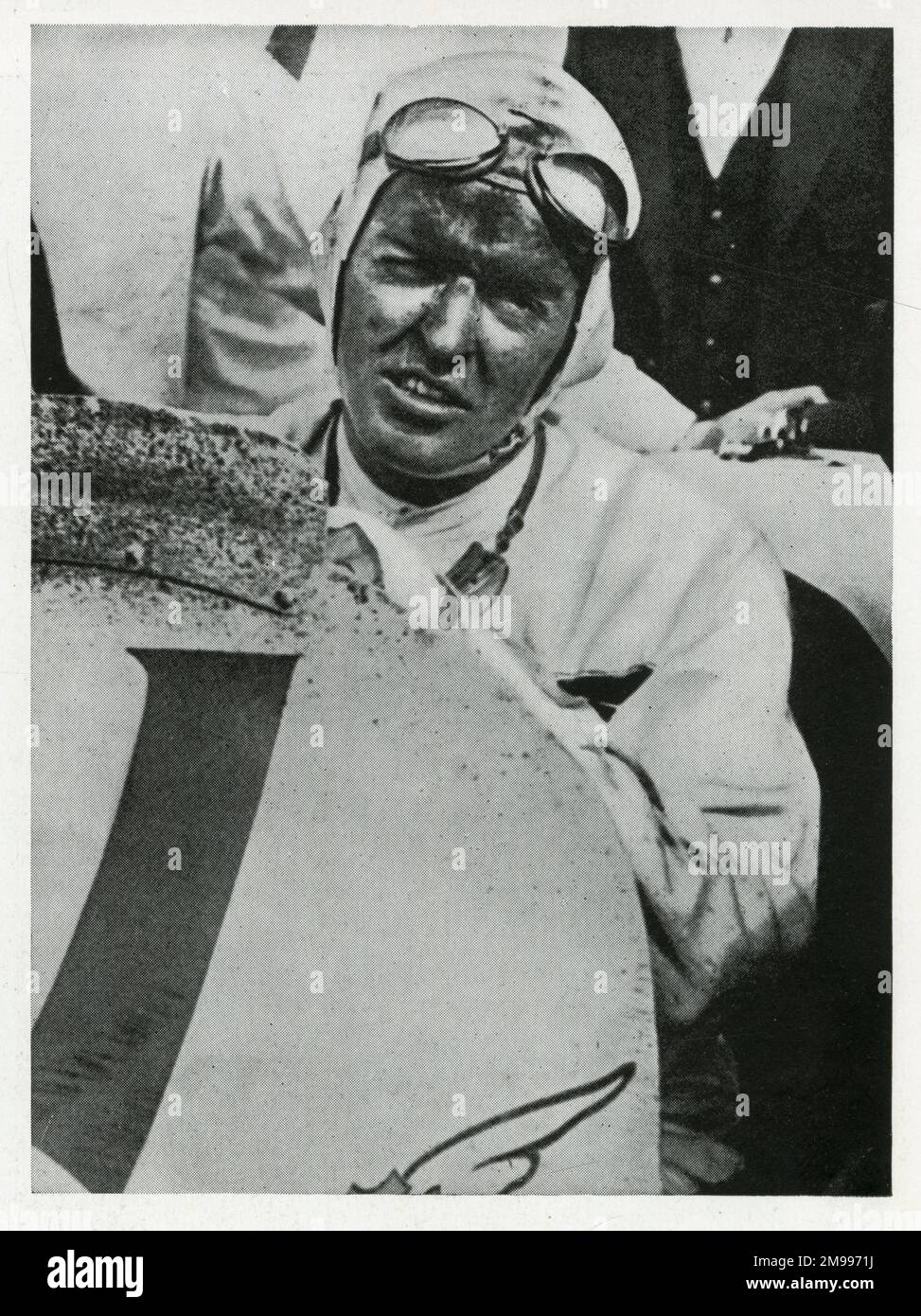 Tommy Milton, Rennfahrer. Stockfoto