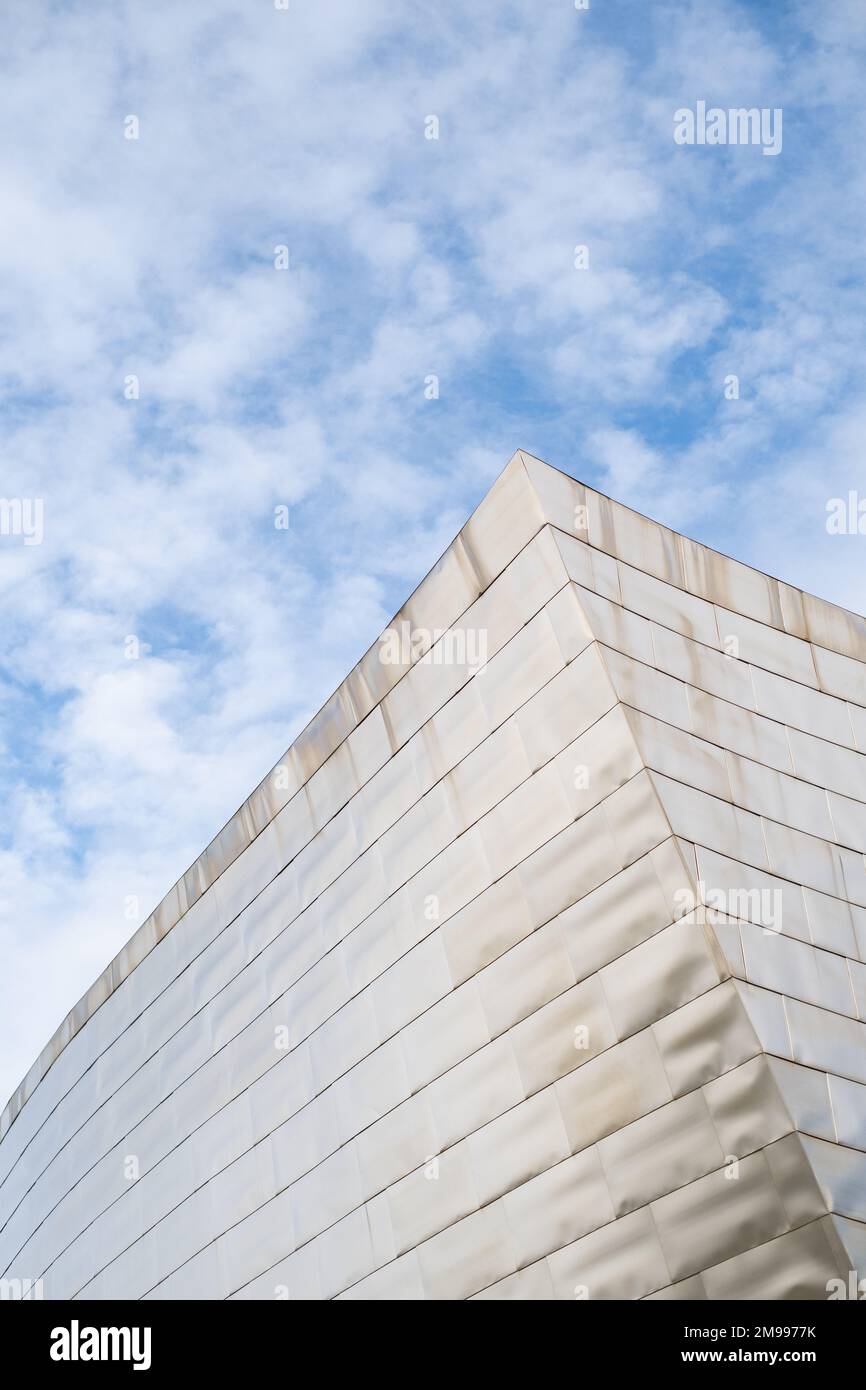 Detail des Guggenheim Bilbao von Frank Gehry Stockfoto