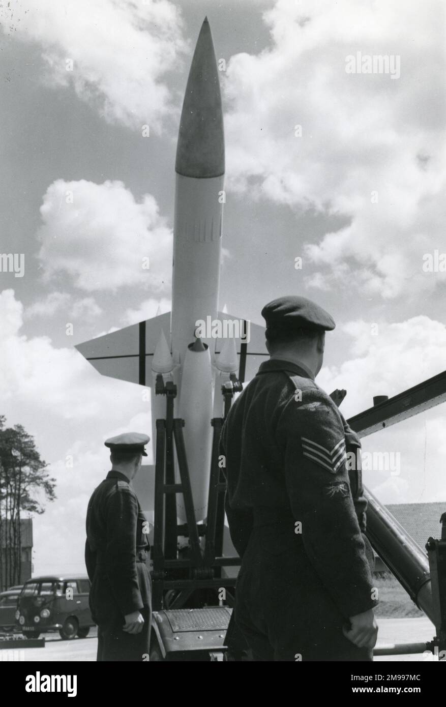 Bristol Bloodhound-Boden-Luft-Rakete. Stockfoto