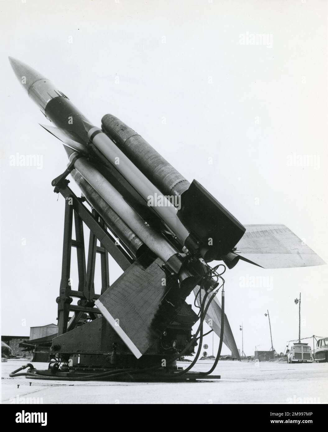 Bristol Bloodhound-Boden-Luft-Rakete. Stockfoto