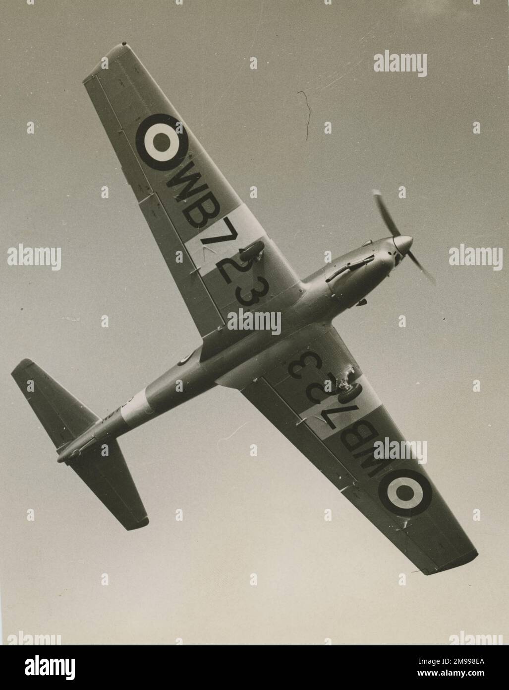 De Havilland Canada DHC1 ChipmunkTMk10, WB723 für die RAF. Stockfoto