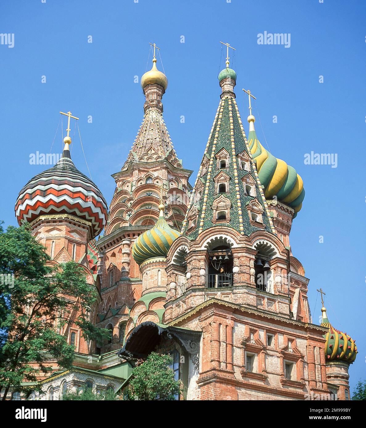 Basilius-Kathedrale, Roter Platz, Moskau, Zentralbezirk, Russland Stockfoto