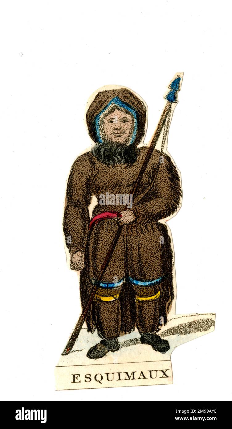 Schrott, Völker der Welt - Eskimo. Stockfoto