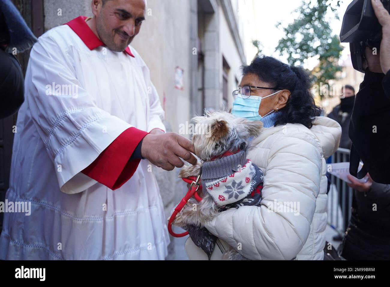 Madrid, Spanien. 17. Januar 2023. Während der Veranstaltung Vueltas de San Anton in Madrid am Dienstag, den 17. januar 2023. Kredit: CORDON PRESS/Alamy Live News Stockfoto