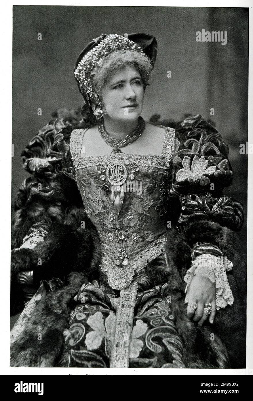 Ellen Terry als Katherine von Aragon in Shakespeares Heinrich VIII Stockfoto