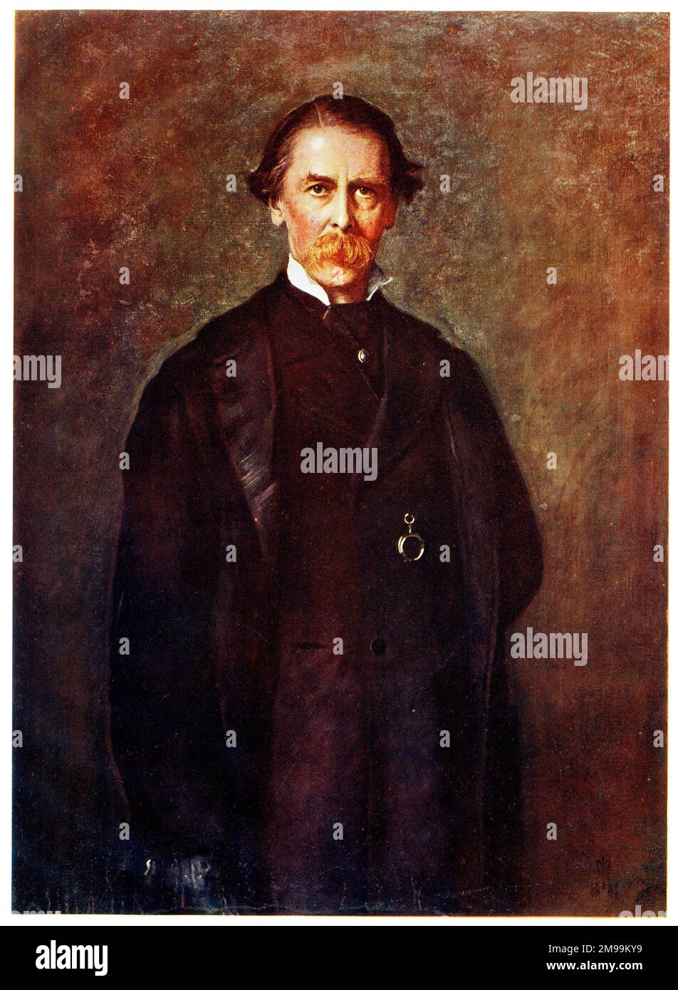 Porträt des Chirurgen Sir Henry Thompson (1820-1904) von Sir John Everett Millais (gemalt 1881). Stockfoto