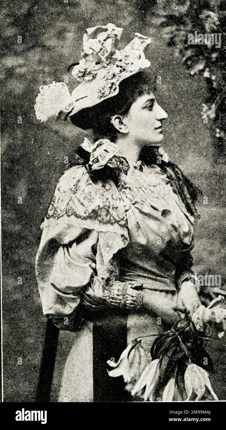 Rachel Beer (nee Sassoon, 1858-1927), britische Zeitungsredakteurin, Chefredakteurin der Sunday Times und The Observer. Stockfoto