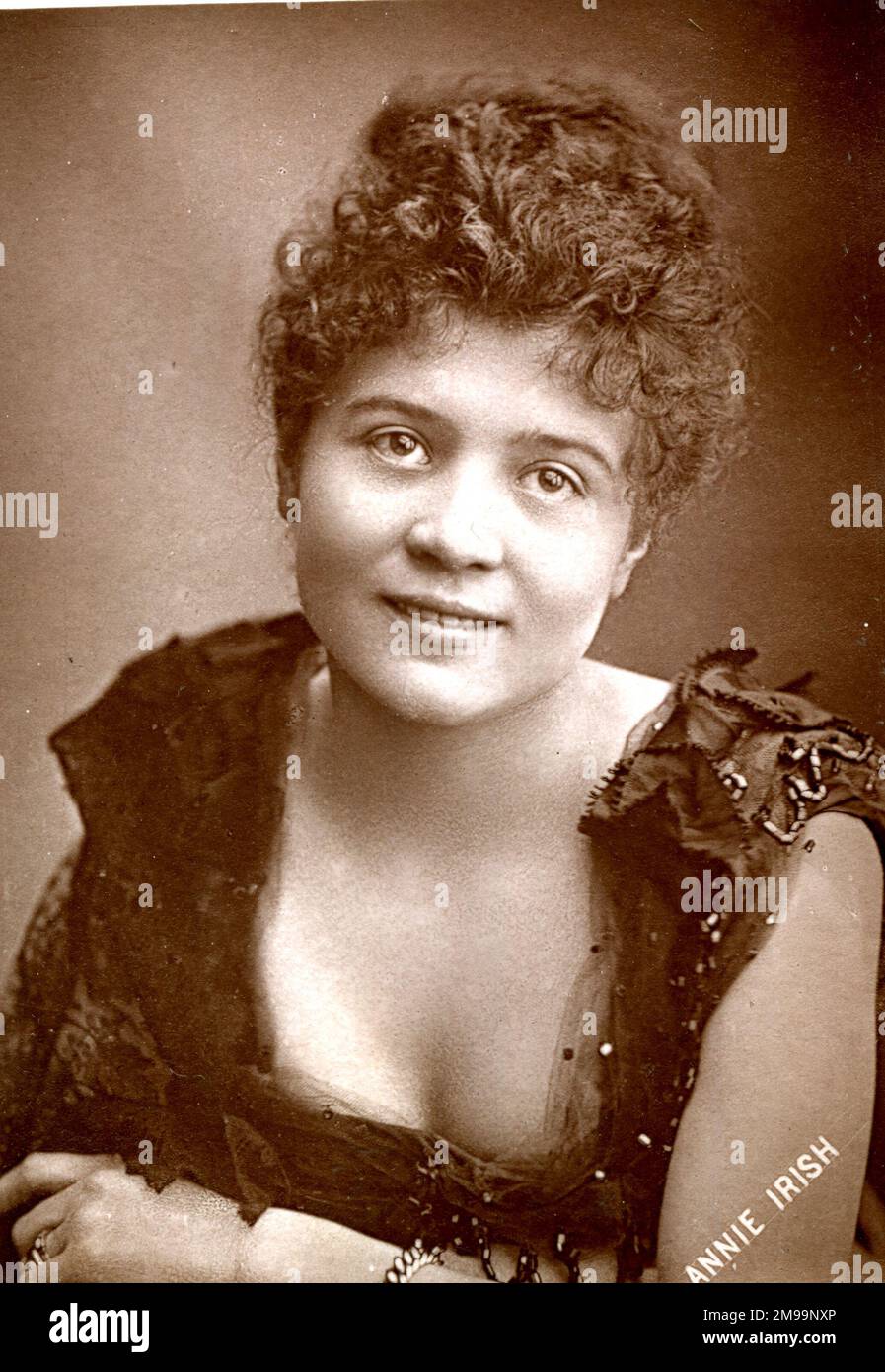 Annie Irish, viktorianische Schauspielerin. Stockfoto