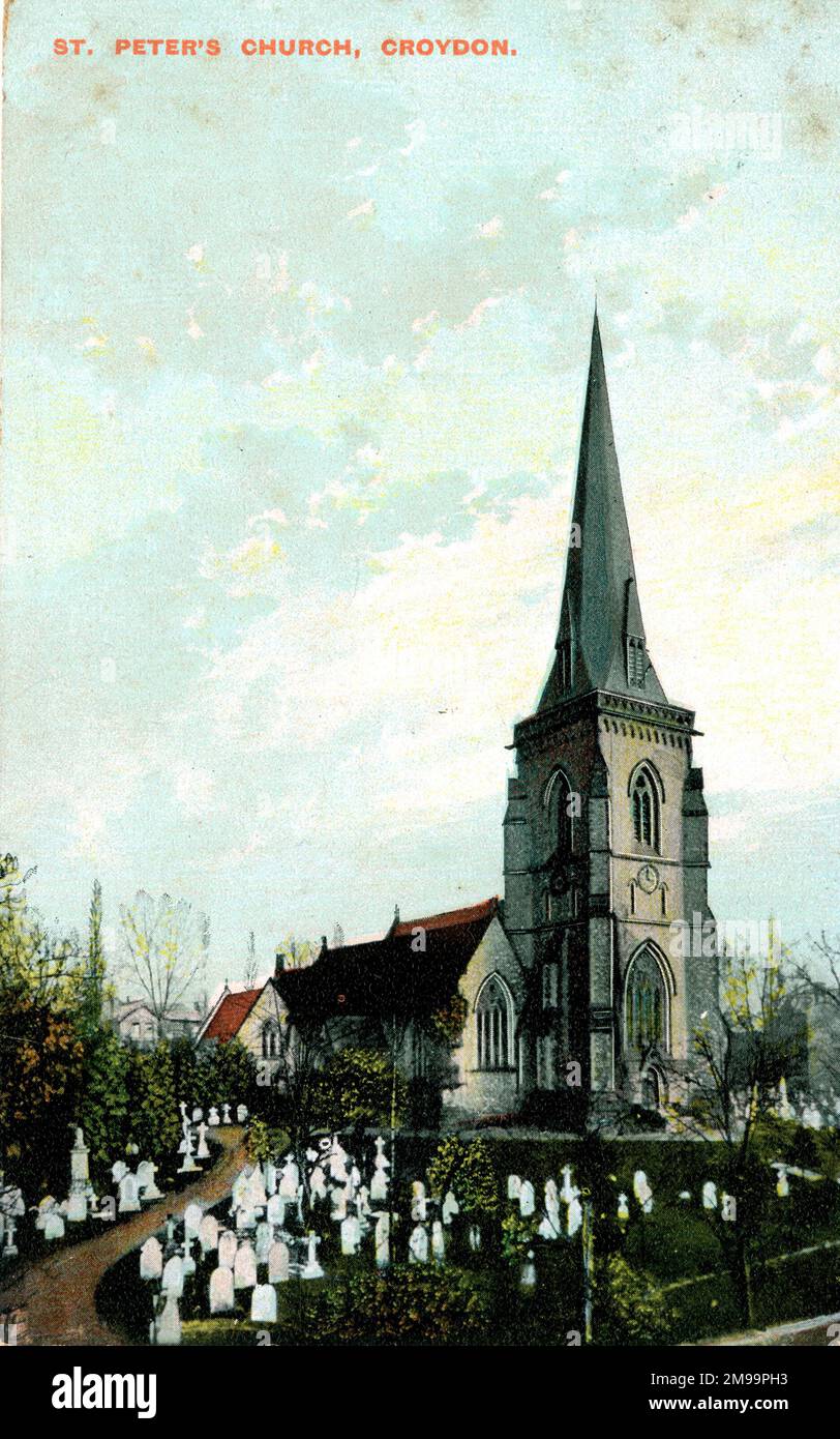 St. Peter's Church, Croydon, Surrey. Stockfoto