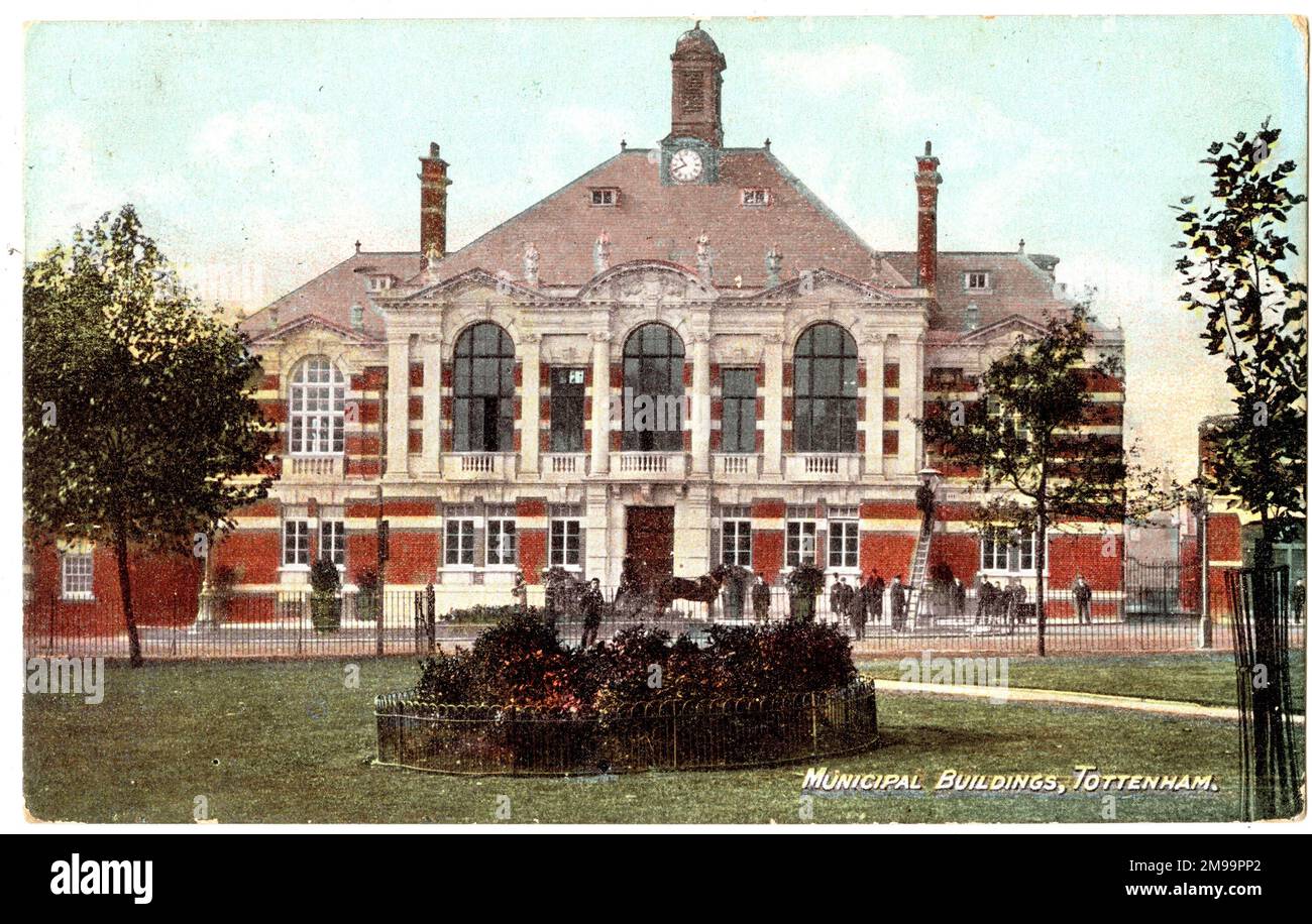 Stadtgebäude (Rathaus), Tottenham, North London. Stockfoto