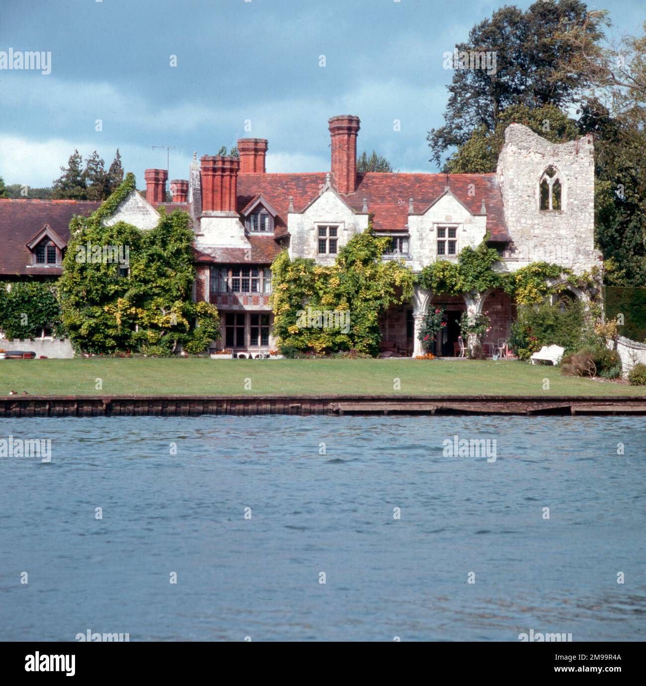 Medmenham Abbey, Medmenham, Buckinghamshire. Stockfoto