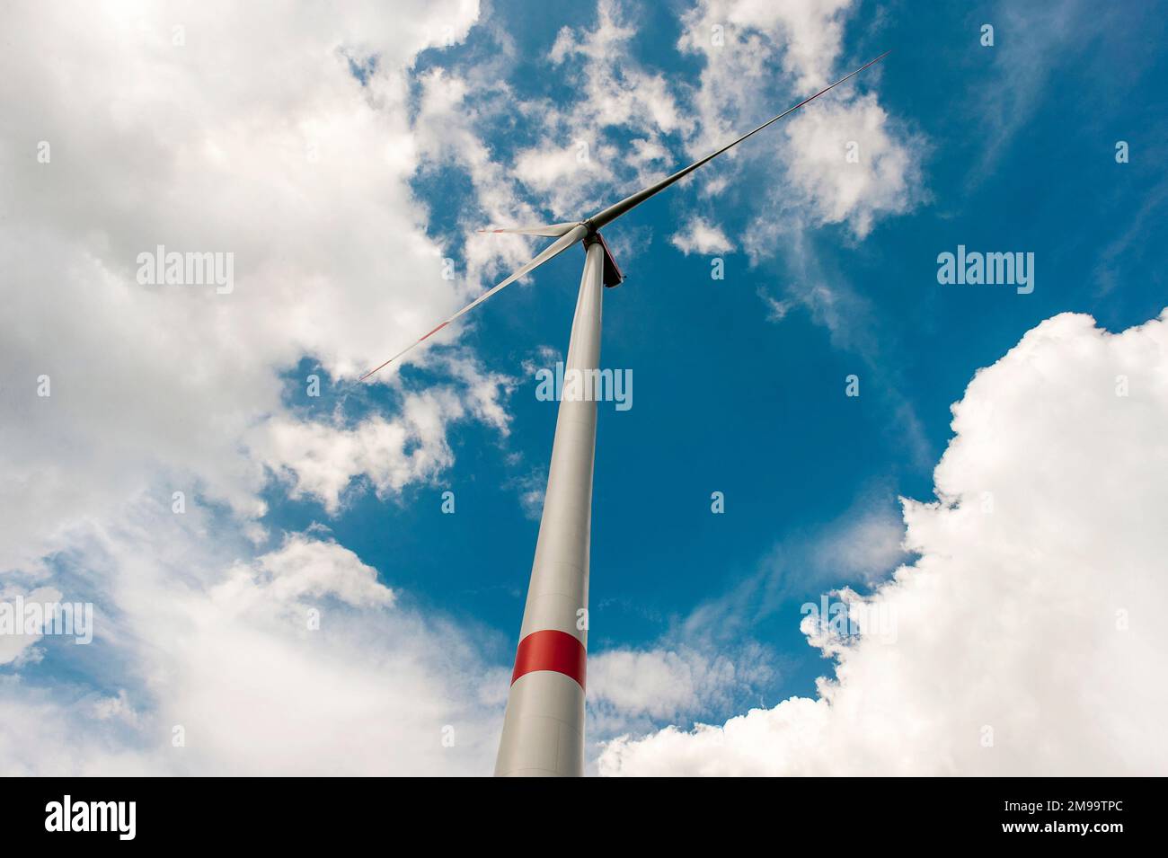 Windturbine – Erneuerbare Energien Stockfoto