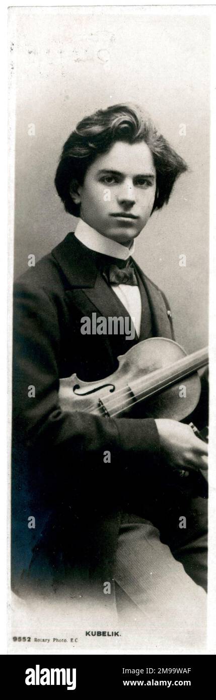 Jan Kubelik (1880-1940), tschechischer Geiger und Komponist. Stockfoto