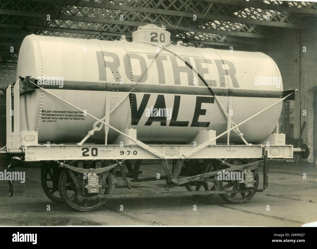 Rother Vale Colleries-Wagen. Stockfoto